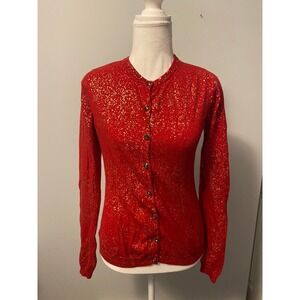 Calvin Klein Womens‎ Red Sweater